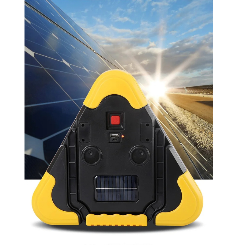 Triangle d'Alerte Multifonctions Rechargeable