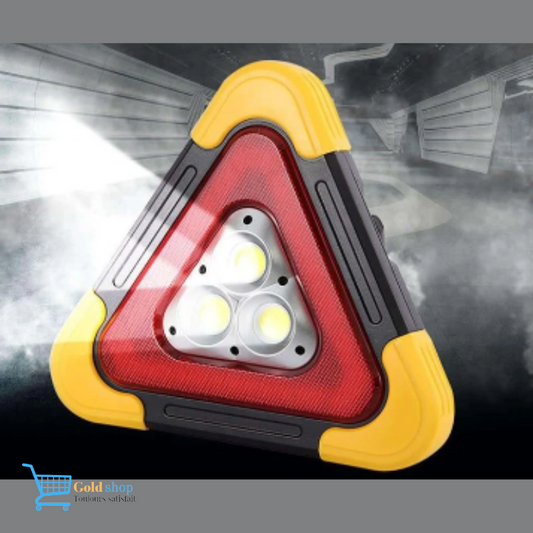 Triangle d'Alerte Multifonctions Rechargeable