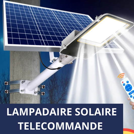 LAMPADAIRE SOLAIRE TELECOMMANDE