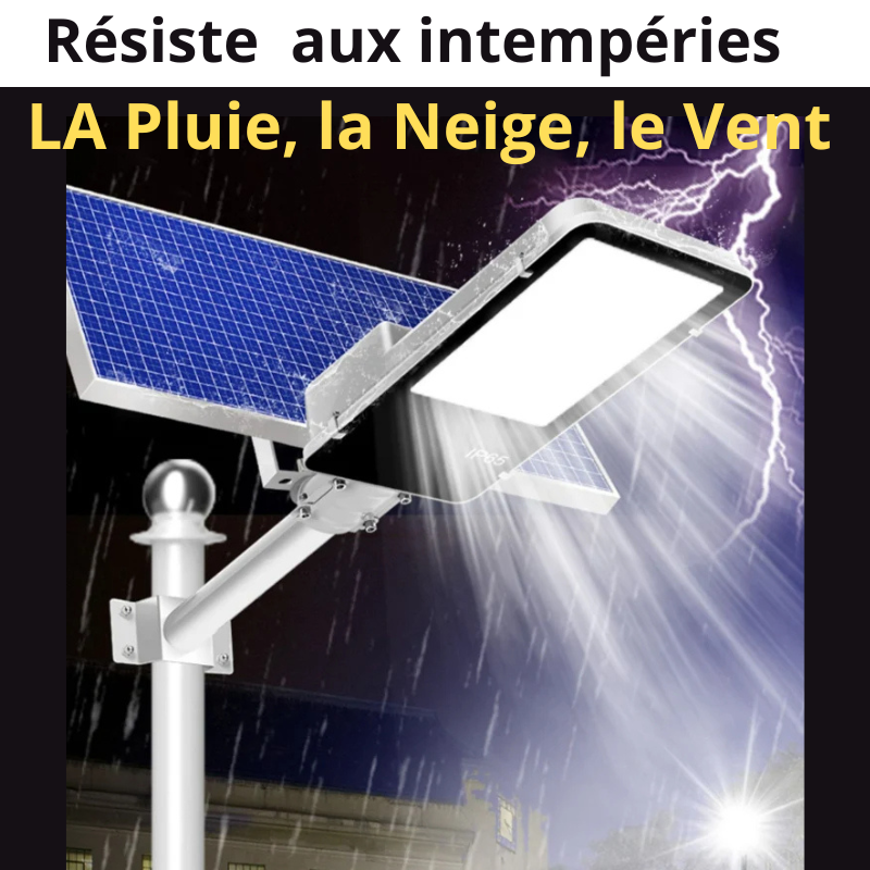 LAMPADAIRE SOLAIRE TELECOMMANDE