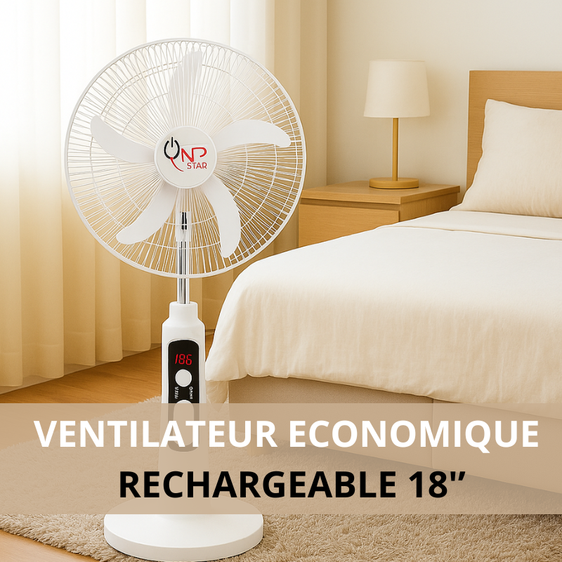 Ventilateur  Rechargeable 18"